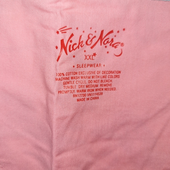 XXL Nick & Nora Flamingo Camper Christmas Flannel 2pc Pajamas NWOT Womens - Picture 2 of 3